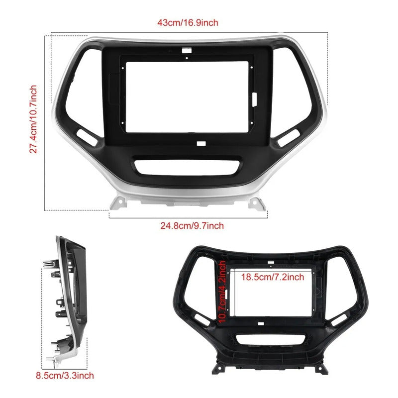 Bisel Radio Pantalla Jeep Cherokee 2016 - 20 10.1pul
