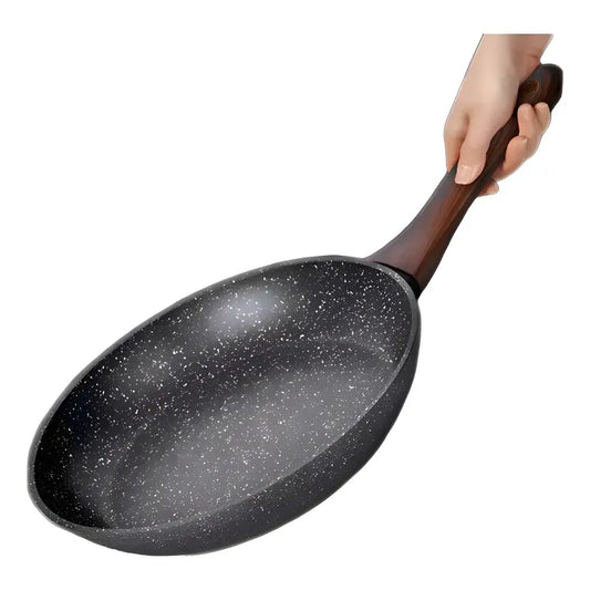 Sartén Wok De Cerámica Hyllis Antiadherente Para Inducción 26 Cm Negro