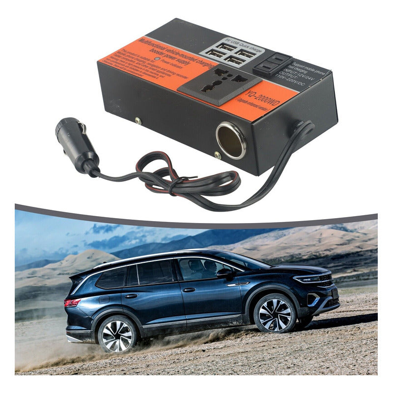 Inversor De Voltaje 1500w 12-220v Convertidor Multiproposito