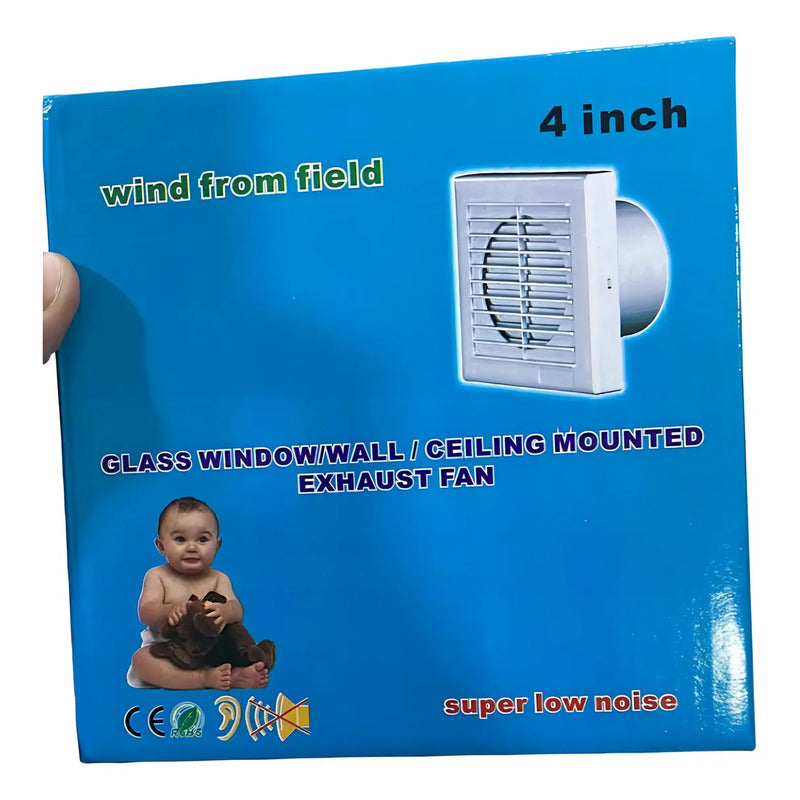 Extractor Ventilador De Aire Techo/pared/ventana 9a-10d 4