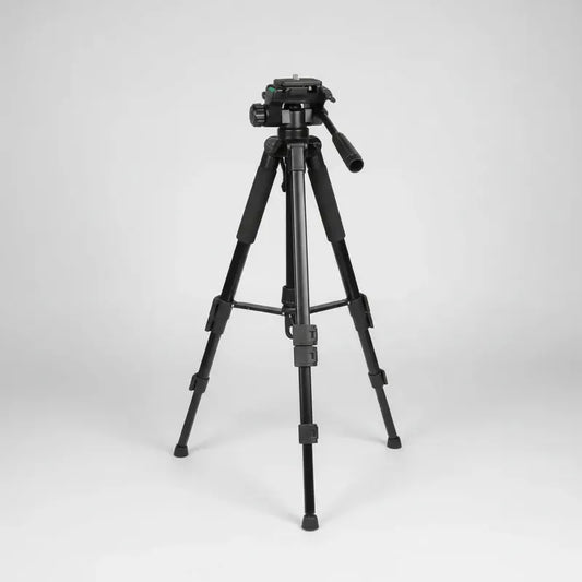 Trípode Aluminio 1.7mts Profesional Compatible Celular Camar Negro