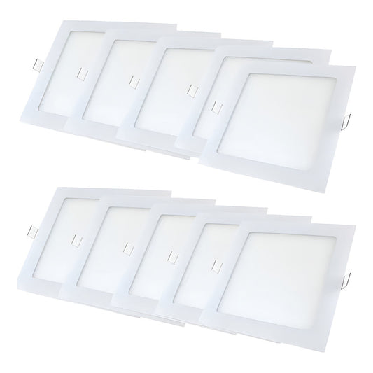 Pack X10 Lámparas Led Panel 18w