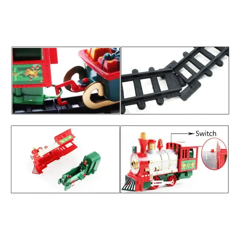 Tren Navideño Con Música Clásico Express Juguete Santa