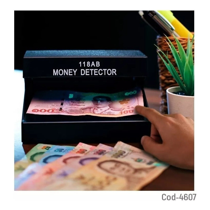 Detector De Billetes Falsos Dinero Falso Luz Ultravioleta