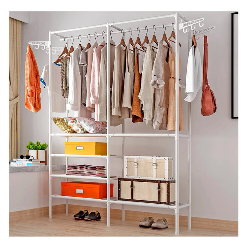 Closet Organizador Perchero Estante Colgador Multifuncional