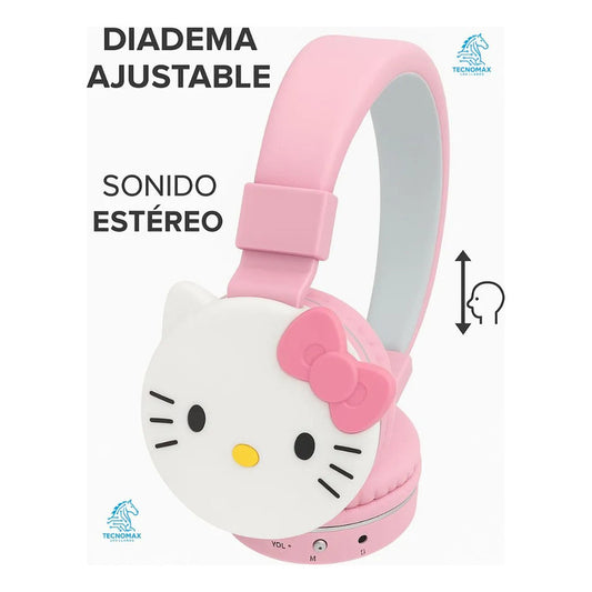 Audífonos Inalámbricos Con Micrófono Para Niños Bt Hello Kitty