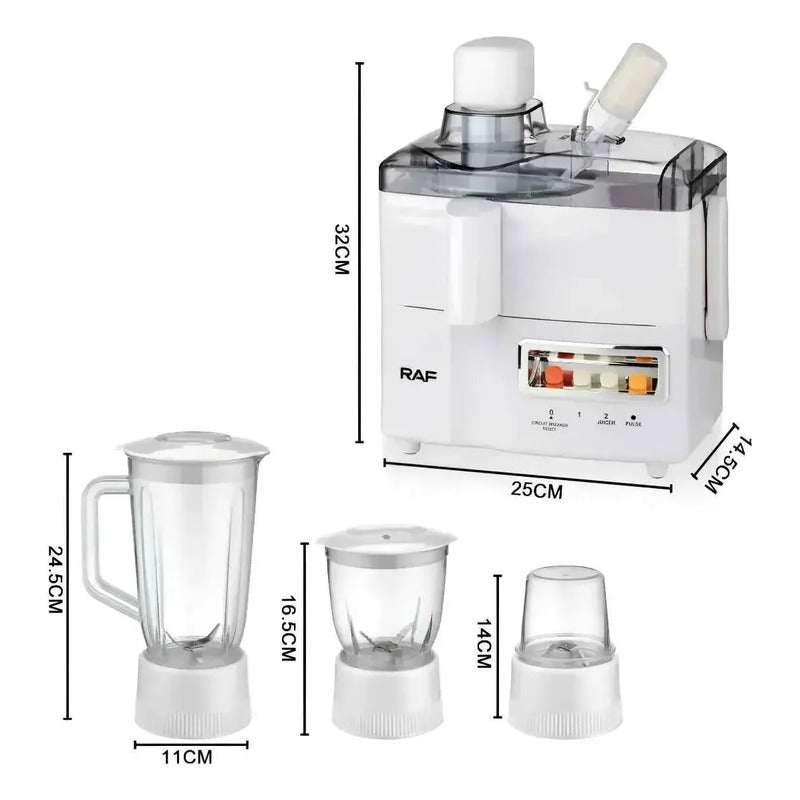 Extractor Eléctrico 4 En 1 Para Alimentación Complementaria Blanco 50/60hz