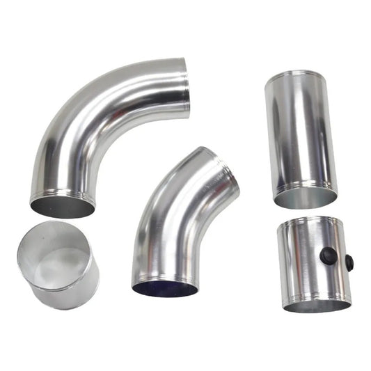 Kit Inducción Intake Admisión Universal Aluminio 77mm 3pulga