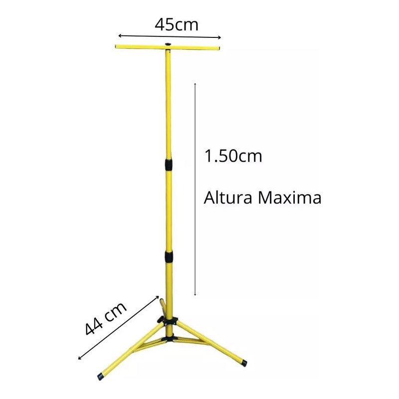 Pack Tripode Para Foco Soporte Mas 2 Focos Led Reflector