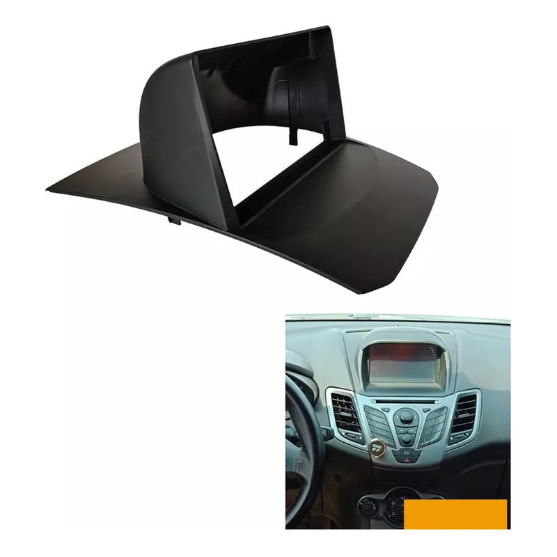 Bisel Adaptador Radio 9pul Ford Fiesta 2009-2014 Auto Negro