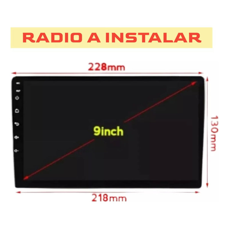 Bisel Adaptador Radio 9  2012 Chevrolet D Max Negr