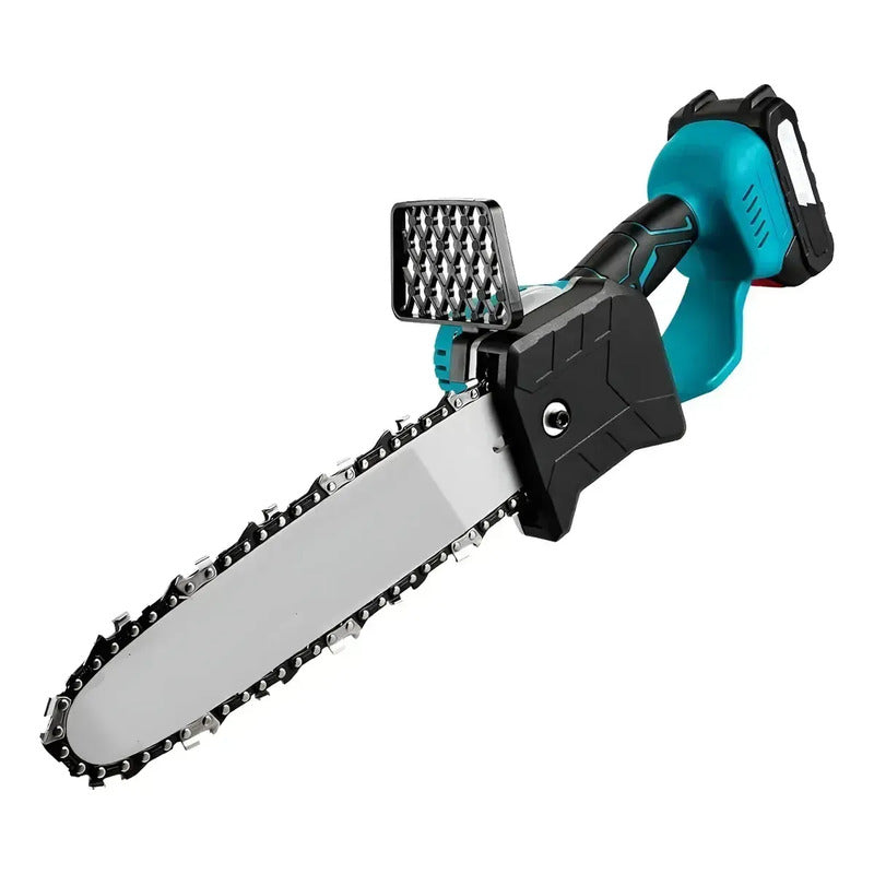 Motosierra A Batería Con Espada De 12 Pulgadas Y Maleta Azul Acero