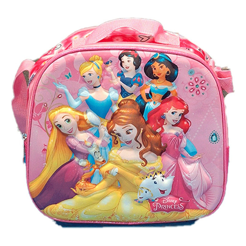 Mochila Con Diseños Bolso 3 En 1 Cartuchera Y Lonchera