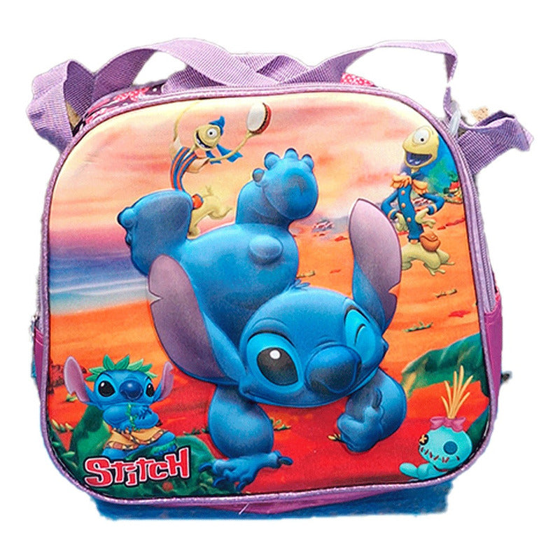 Mochila Bolso 3 En 1 Lonchera Y Cartuchera Niño/niña