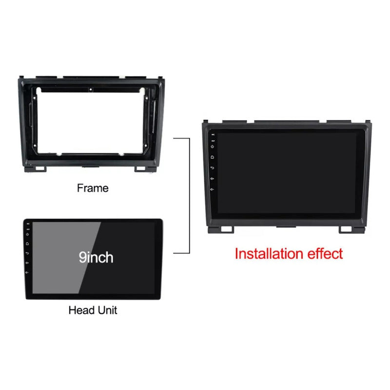 Bisel Adaptador Radio 9 PuLG Great Wall Haval H3/h5 2010-14