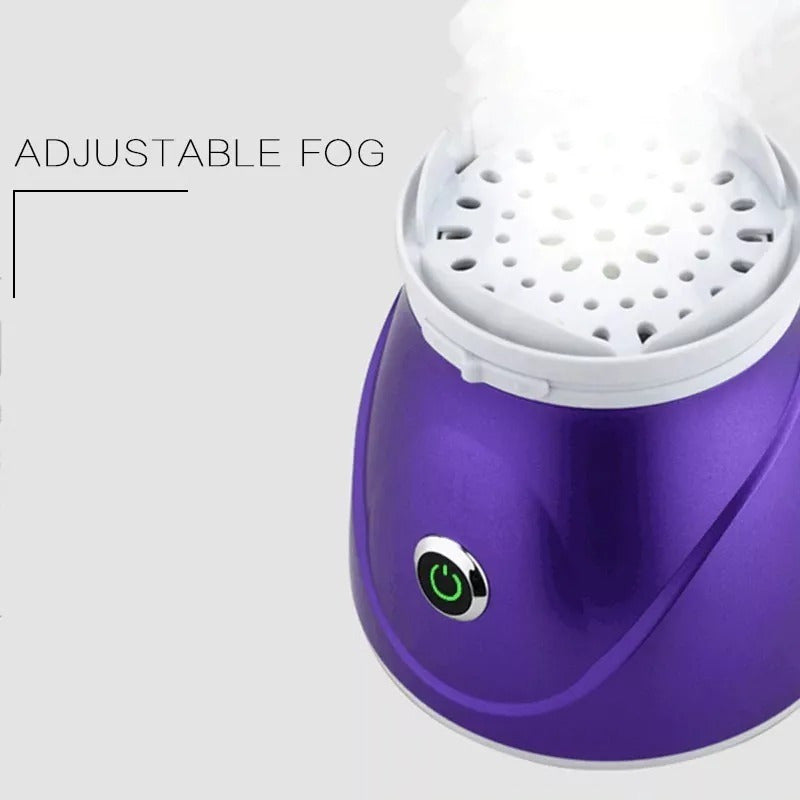 Sauna Facial Profesional Inhalador De Vapor Spa Vaporizador Morado