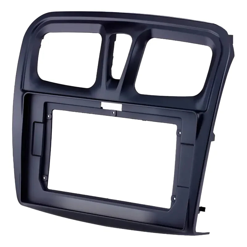 Kit Multimedia: Bisel Adaptador Radio Negro 9'' Renault Symbol Sandero 2014 + Pantalla Táctil 9'' Gps/wifi
