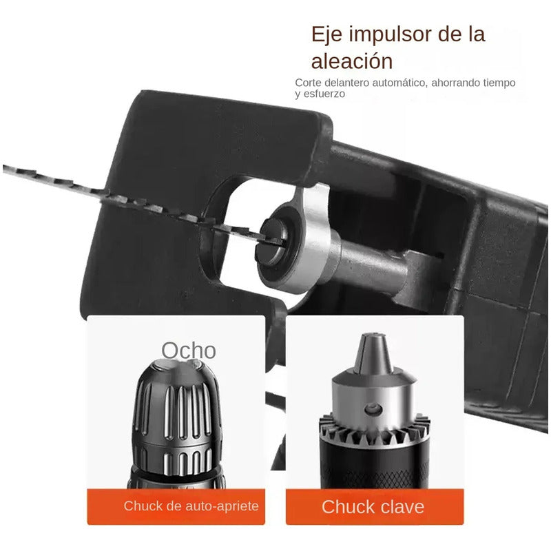 Adaptador Taladro Sierra Sable Reciproca Convertidor