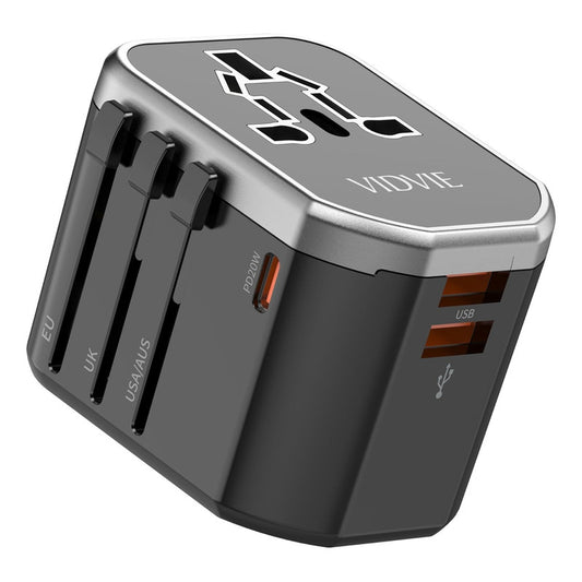 Enchufe Universal Vidvie Puerto Usb Carga Rapida 20w Tipo C