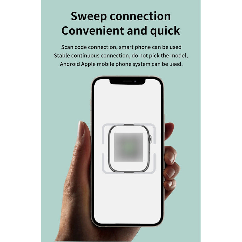 Smartwatch Reloj Inteligente Bluetooth Llamadas 2.1 Deportiv Blanco Milanese Negro