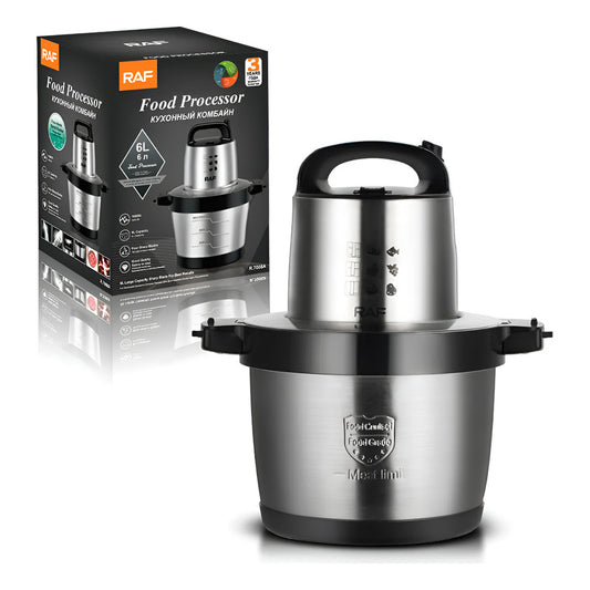 Procesador De Alimento 10 Litros Plateado 1000w Plateado