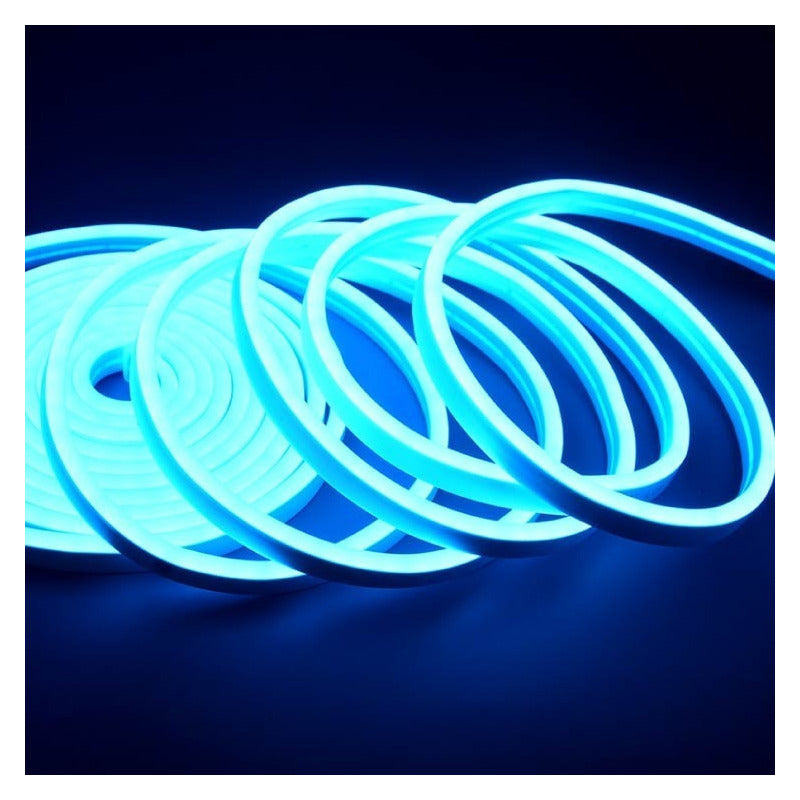 Cinta Led Neon Luz 5 Metros Flexibletransformador 12v