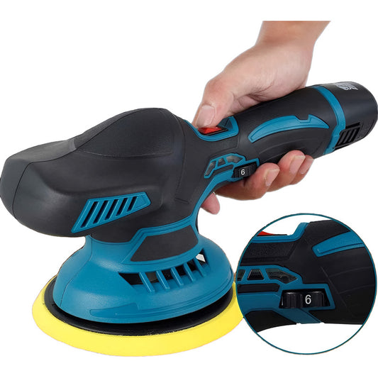 Pulidora Recargable Auto Eléctrica Con Accesorios 12v Turquesa