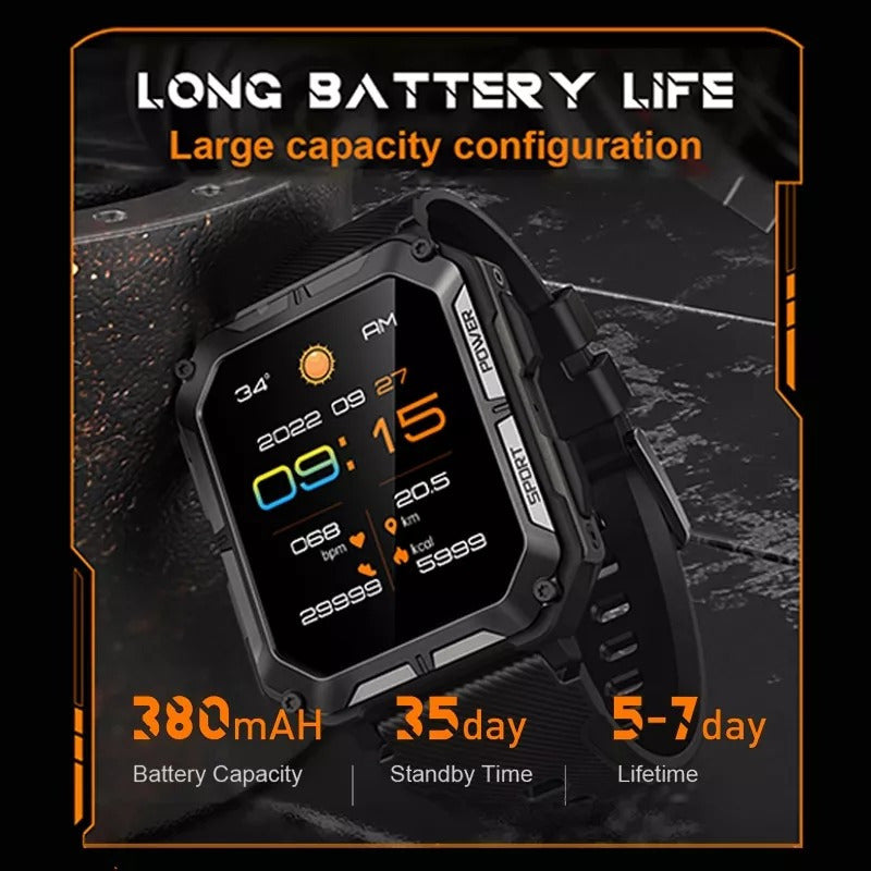 Reloj Smart Watch Inteligente Exterior Bt Llamadas Monitoreo