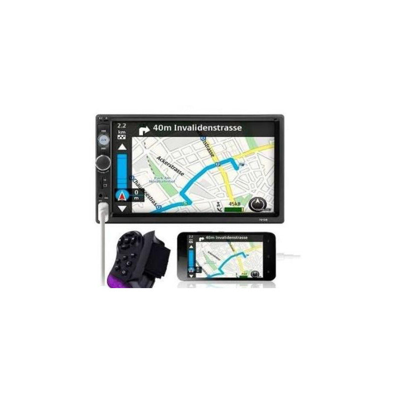 Radio Auto 2din Mirror Link Touch Control Al Volante Envio G