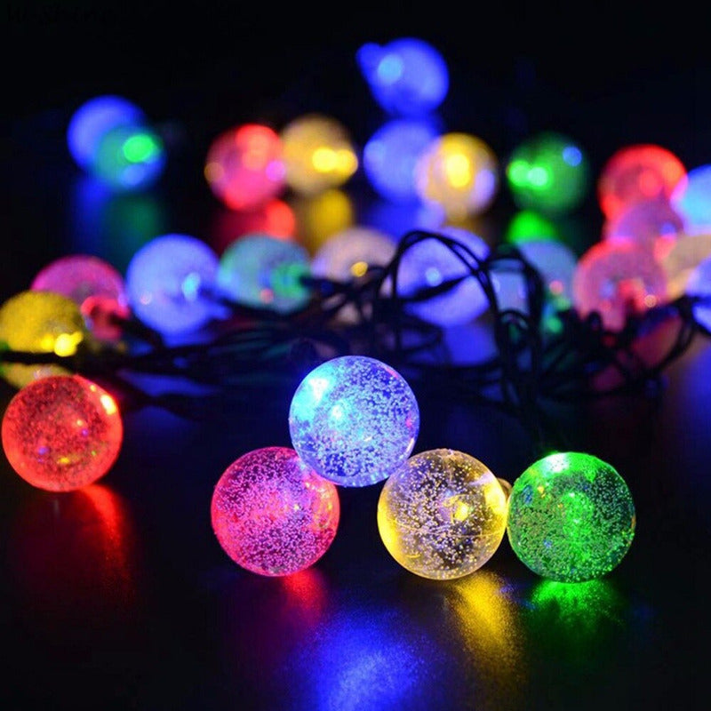 Pack X 2 Luces Solares Navidad Guirnalda  Varios Modelos