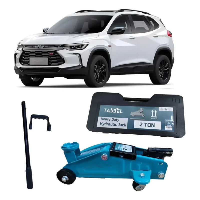 Kit Mecánico: Cargador Batería Autos Y Motos 12/6v Carga Profunda + Gata Hidráulica Caimán 2 Ton