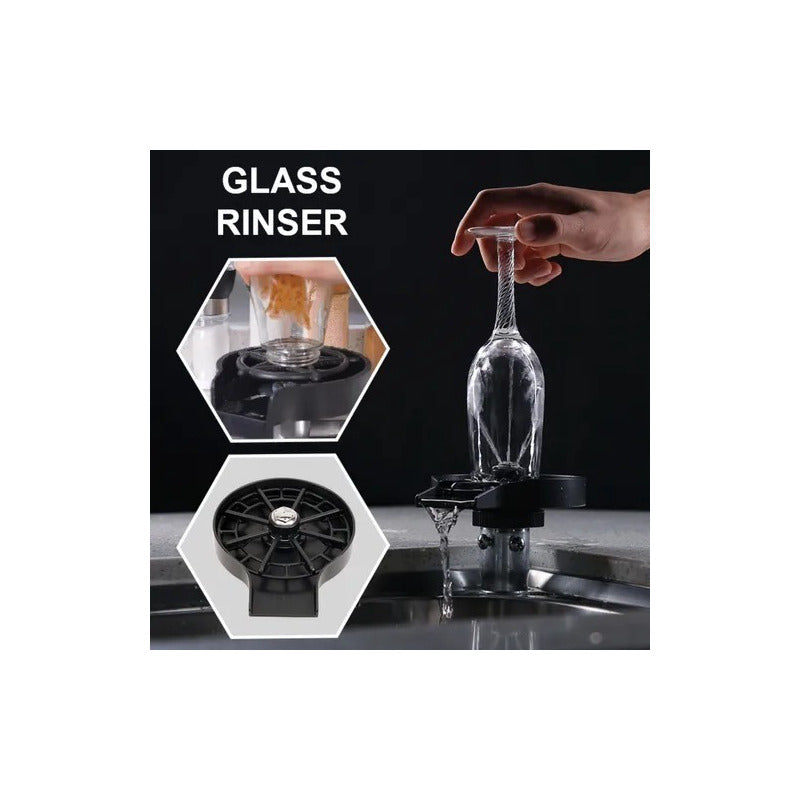 Lavador De Vasos Griferia Para Lavaplatos Automatico Cocina Negro