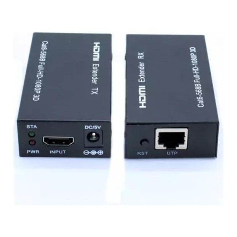 Extensor 60mts Hdmi Cable Red Utp Rj45 Video Audio Digital