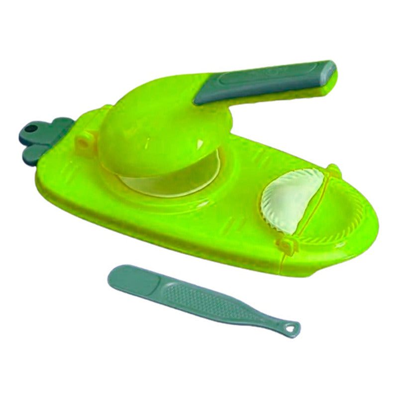 Máquina Para Hacer Dumpling Mini Empanada Prensa 2 En 1 Naranja