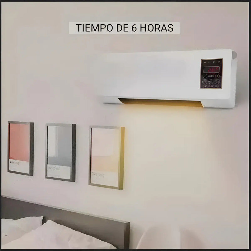 Calefactor Para Pared Aire Fresco/caliente Diseño Tipo Split Blanco