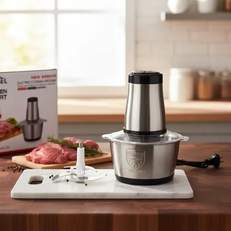 Picadora De Carne Verduras Acero Inoxidable Potente Resisten