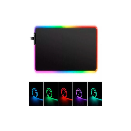 Mouse Pad Gamer Xl Rbg Varias Ritmos 80x30cm Anti Resbalante