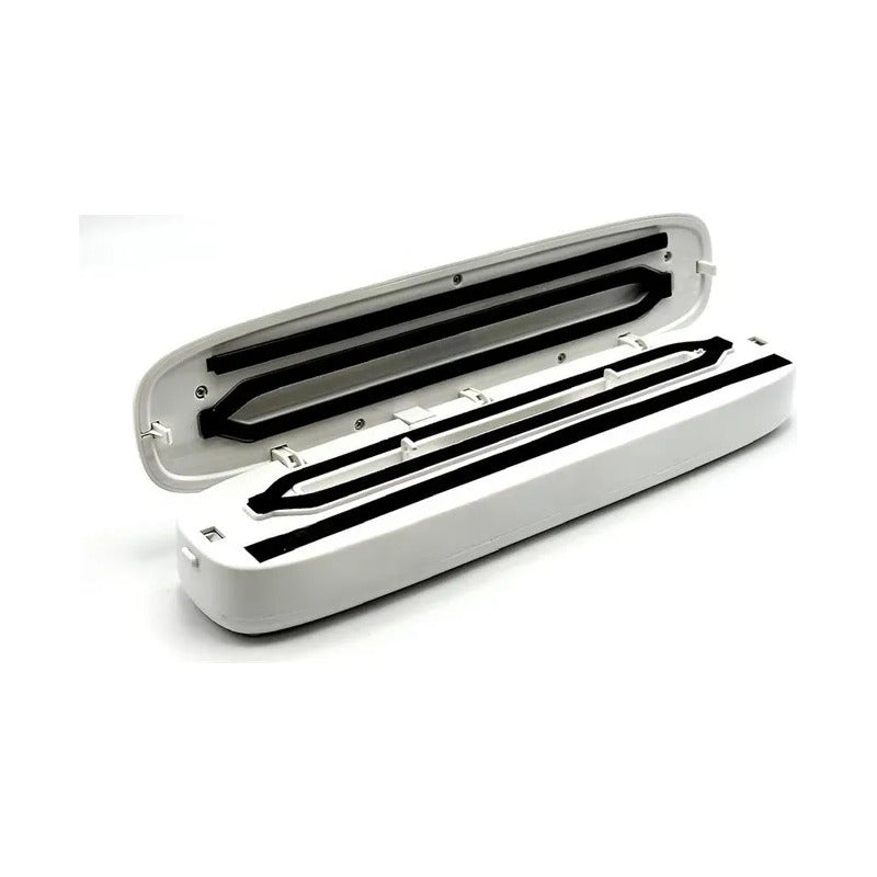 Sellador De Alimentos Al Vacio Selladora + 300 Bolsas Blanco