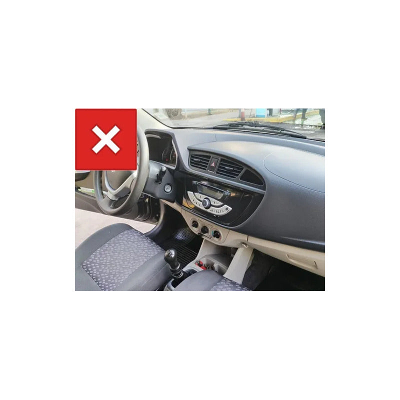 Bisel Radio Pantalla Suzuki Alto 2014+ 9pul Auto Negro