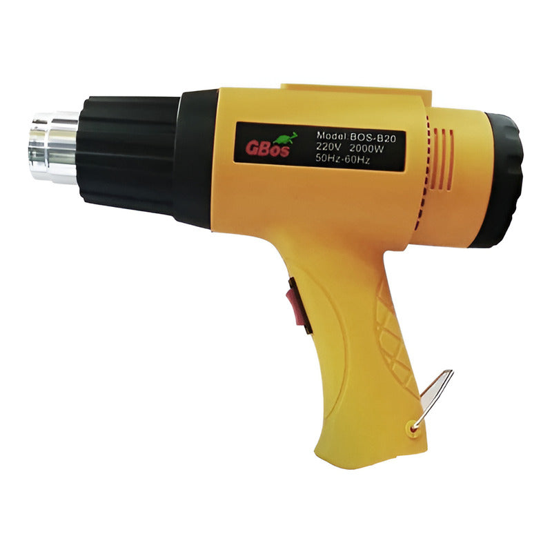 Pistola De Calor Aire Caliente 2000w 650c Amarillo
