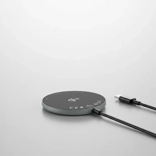 Cargador Inalámbrico Compatible Android Y Ios Vidvie 15w Negro