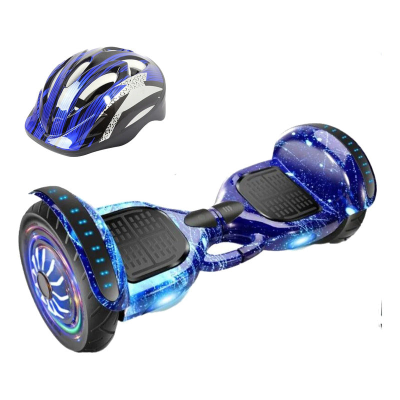 Hoverboard Smart Balance Con Casco Batería Bluetooth Y Luces