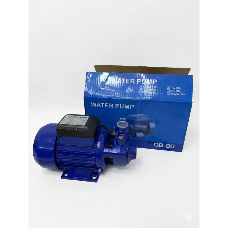 Bomba De Agua Periferica 220v Alta Presión 1 Hp 2850rpm Azul 50/60hz Monofásica