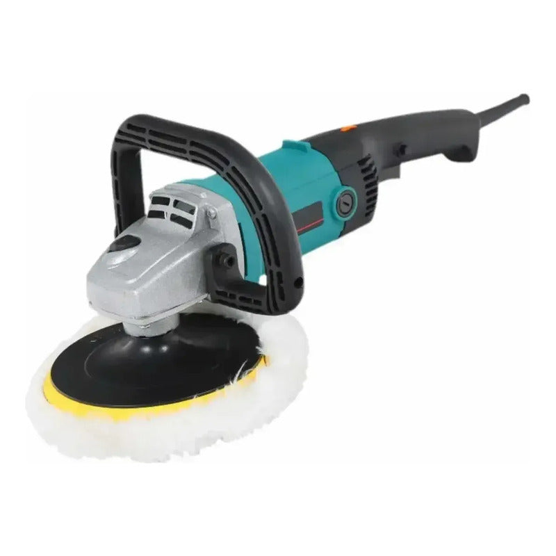 Máquina Para Pulir Coche Y Encerar Pulidora Electrica 220v Azul Acero