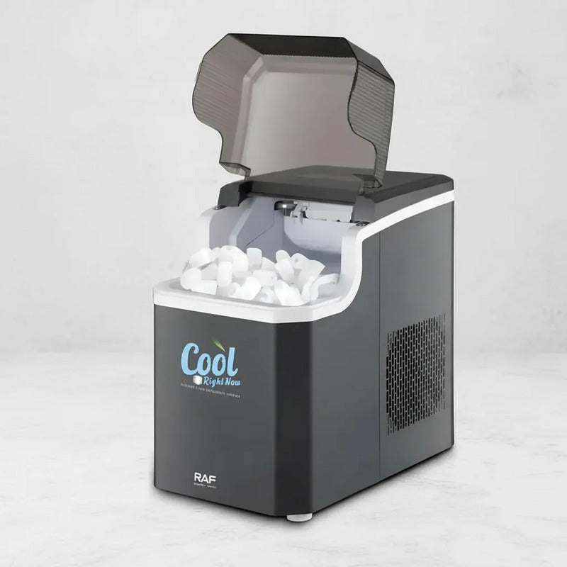 Maquina De Hielo Compacta Encimera Para Hacer Hielo Gris