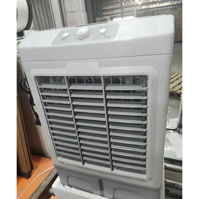 Enfriador Evaporativo Portátil 40l Climatizador Semi Industr Gris