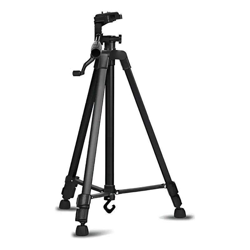Tripode De Camara Profesional Nivel Burbuja Estuche Cabezal Negro