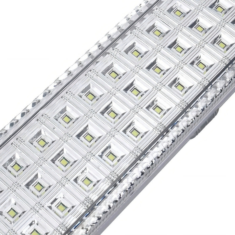 Lámpara De Emergencia Led Recargable Con 60 Luces Para Cortes De Energía Blanco