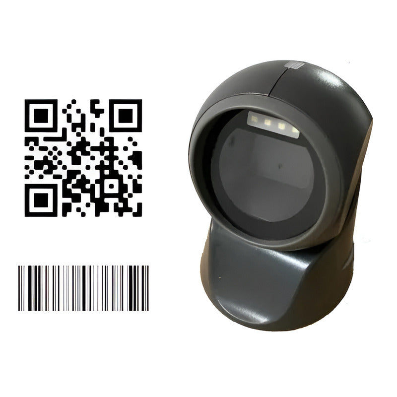 Scanner Lector Código De Barras En 1d Y 2d Usb Color Negro