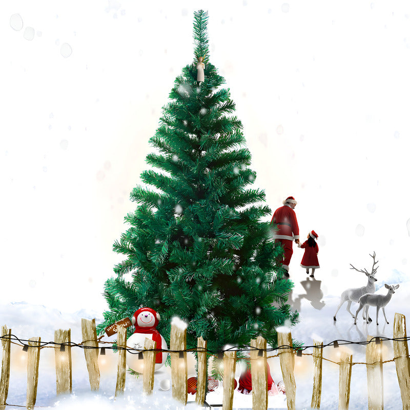 Arbol De Navidad Verde Adorno Navideño 2,10 Mts Árbol Pascua - Verde